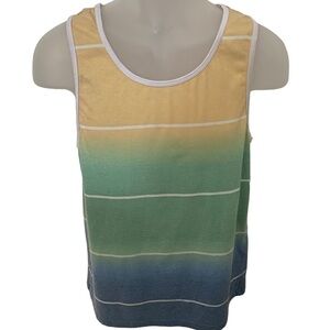 𝅺HANG TEN Colorful Surf Tank Top Men M Medium